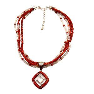 Jay King Mine Finds DTR Sterling Silver Spiney Oyster 16 - 18 Inch Necklace